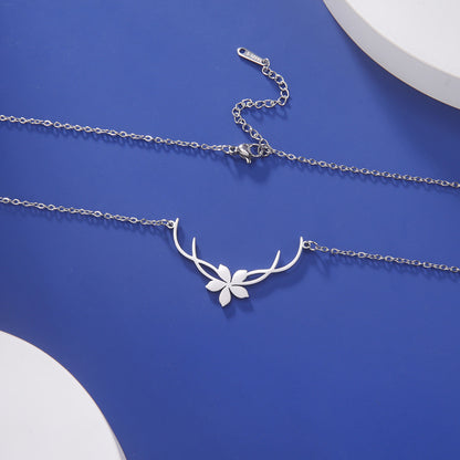 Pendentif porte-bonheur Trèfle Chance
