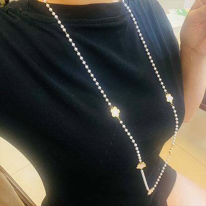 Collier Trèfle perles