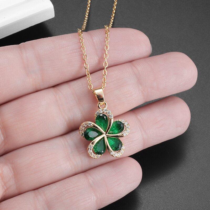 Collier Trèfle porte-chance