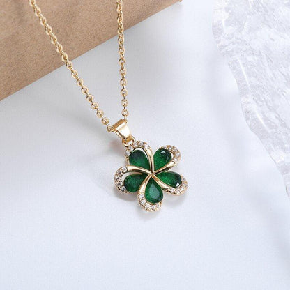 Pendentif porte-bonheur Trèfle à 4 feuilles