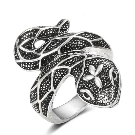 Bague porte-bonheur Serpent Animal totem