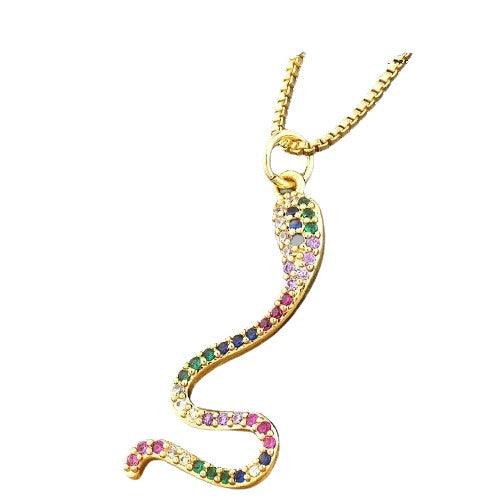 Collier serpent porte-bonheur Animal totem