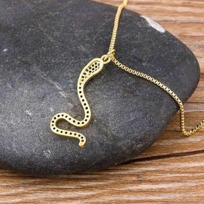 Pendentif Serpent or animal totem