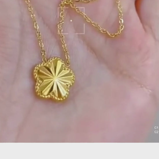 Collier Trèfle Or