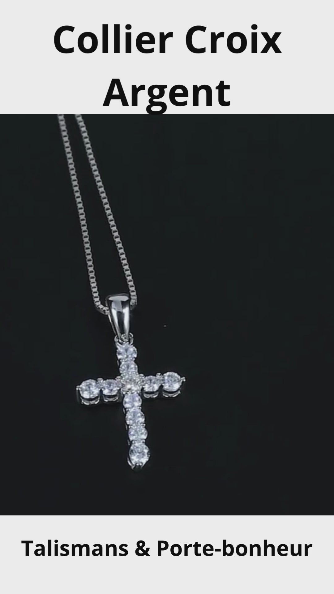 Pendentif porte-bonheur Croix