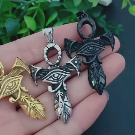 Collier amulette égyptienne dieu Horus