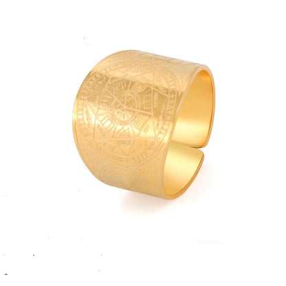 Bague or 7 archanges