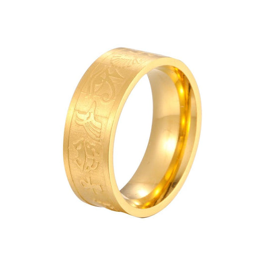 Bague amulette égyptienne symboles