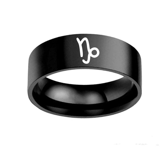 Bague porte-bonheur Capricorne signe du zodiaque astrologie