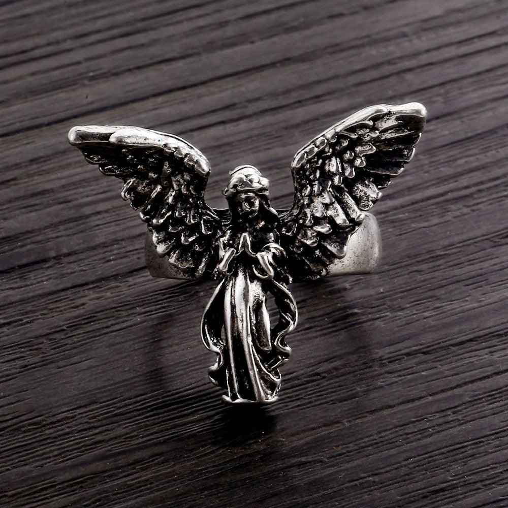 Bague porte-bonheur protection ange
