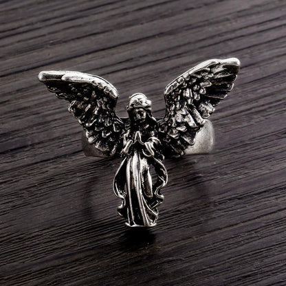 Bague porte-bonheur protection ange