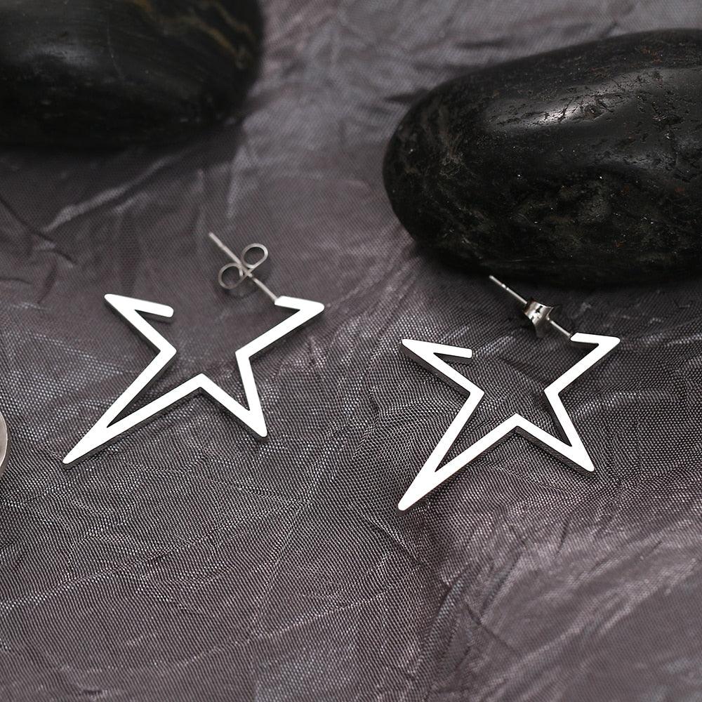 Boucles d'oreilles étoile