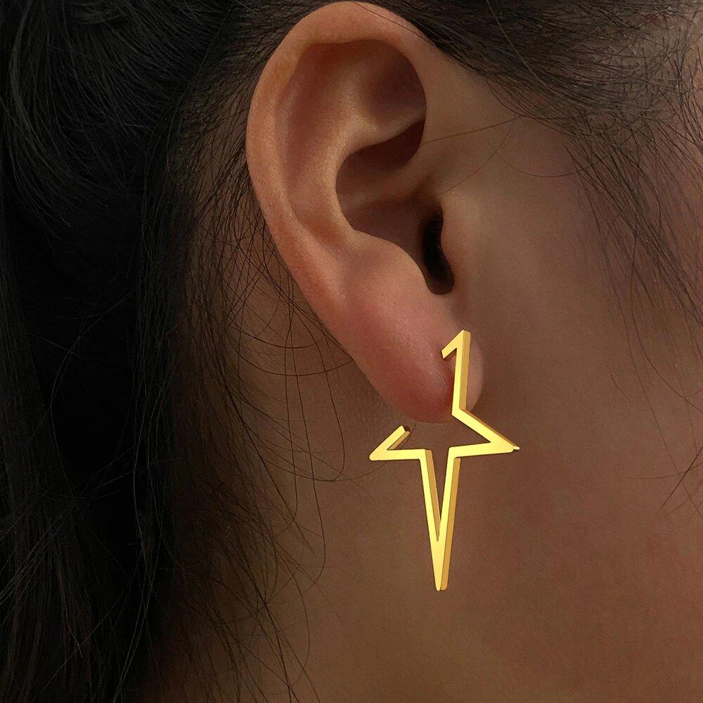 Boucles d'oreilles star