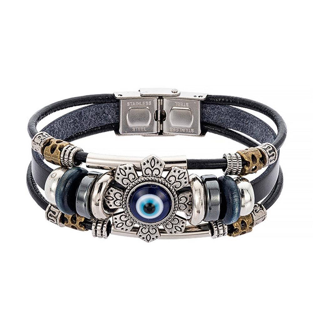 Bracelet porte-bonheur protection mauvais œil turc