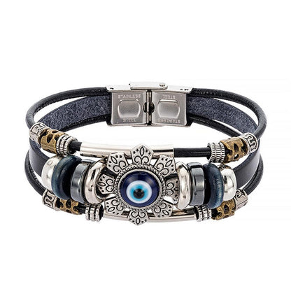 Bracelet porte-bonheur protection mauvais œil turc