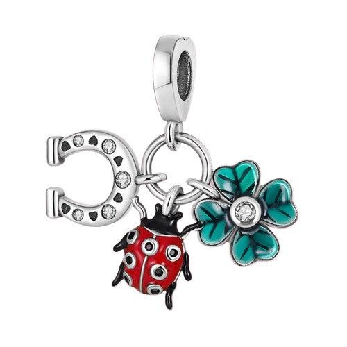 Charm porte-bonheur coccinelle