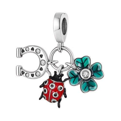 Charm porte-bonheur coccinelle