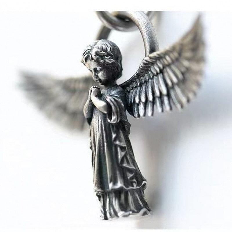 Collier talisman de protection ange gardien