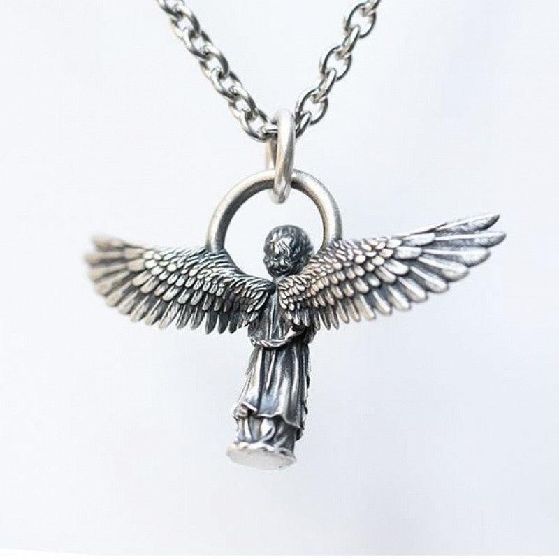 Pendentif amulette de protection ange gardien