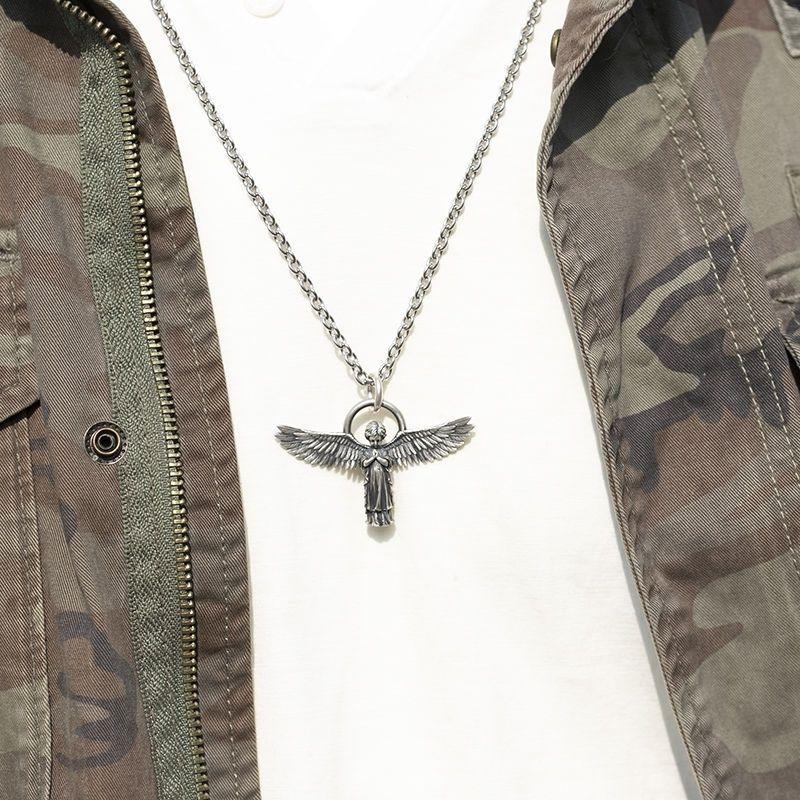 Collier porte-bonheur ange gardien