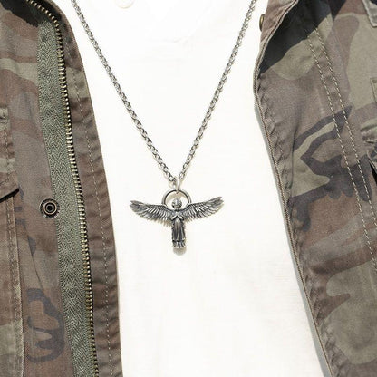 Collier porte-bonheur ange gardien