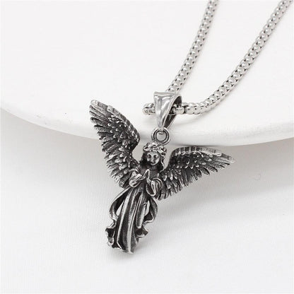 Pendentif amulette de protection ange gardien