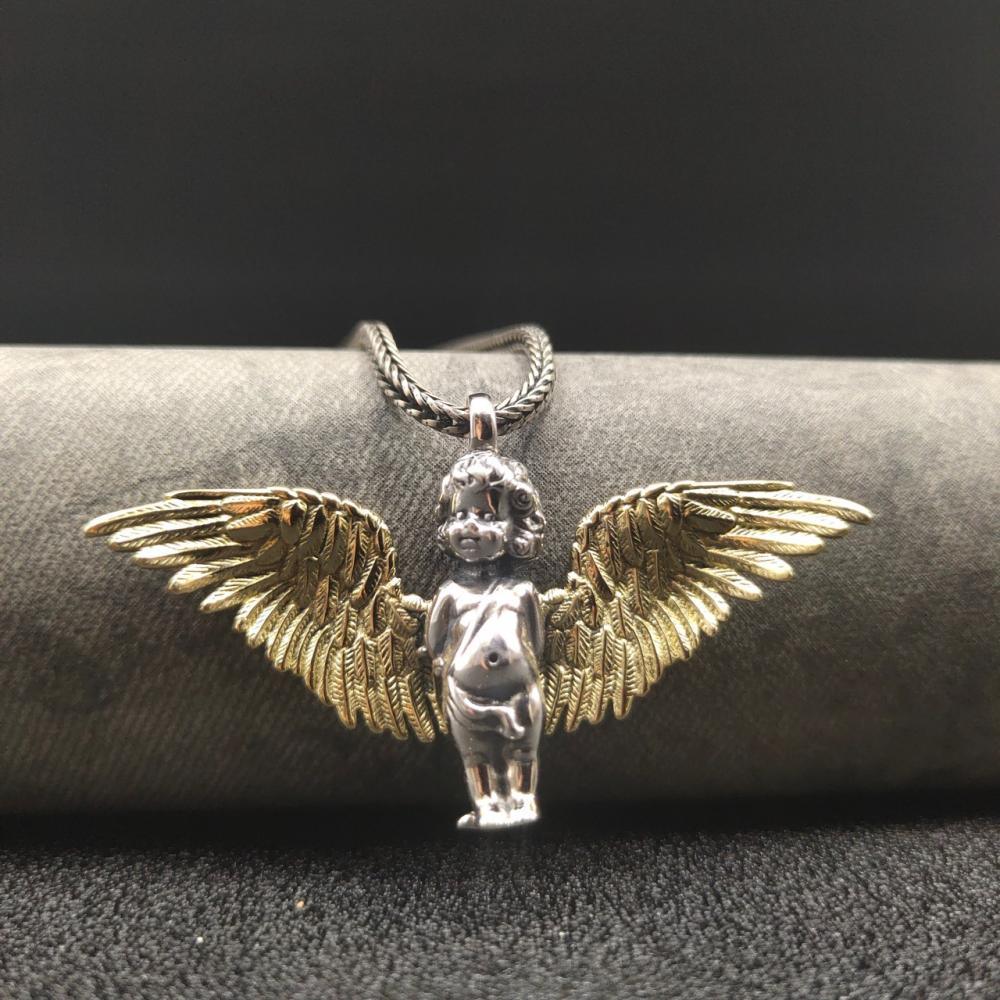Pendentif talisman Cupidon Ange