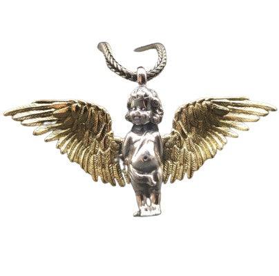 Collier Cupidon Ange porte-bonheur