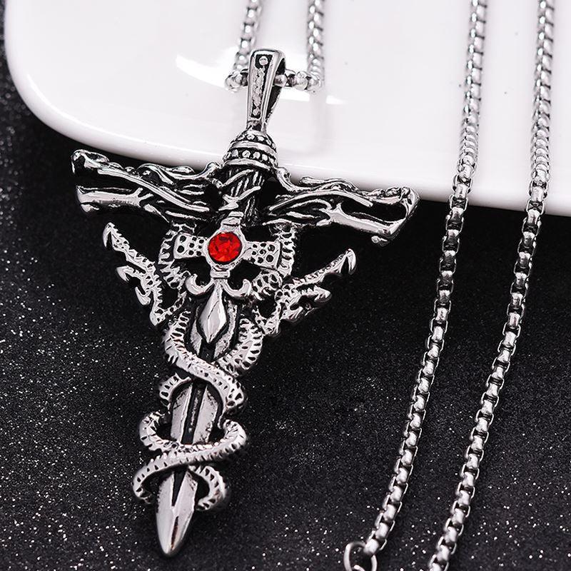 Collier Talisman mythologique épée des dieux