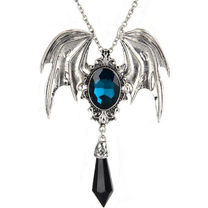 Collier chauve-souris talisman gothique