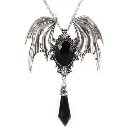Collier gothique chauve-souris