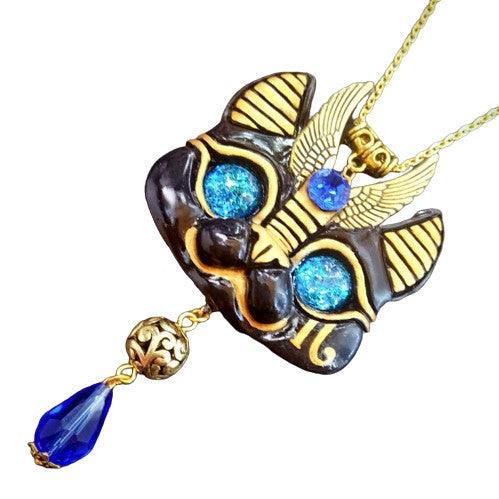 Collier chat égyptien