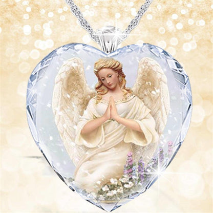 Pendentif porte-bonheur protection divine ange