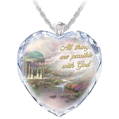 Collier talisman divin ange