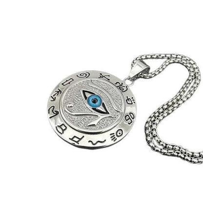 Collier talisman égyptien œil d'Horus
