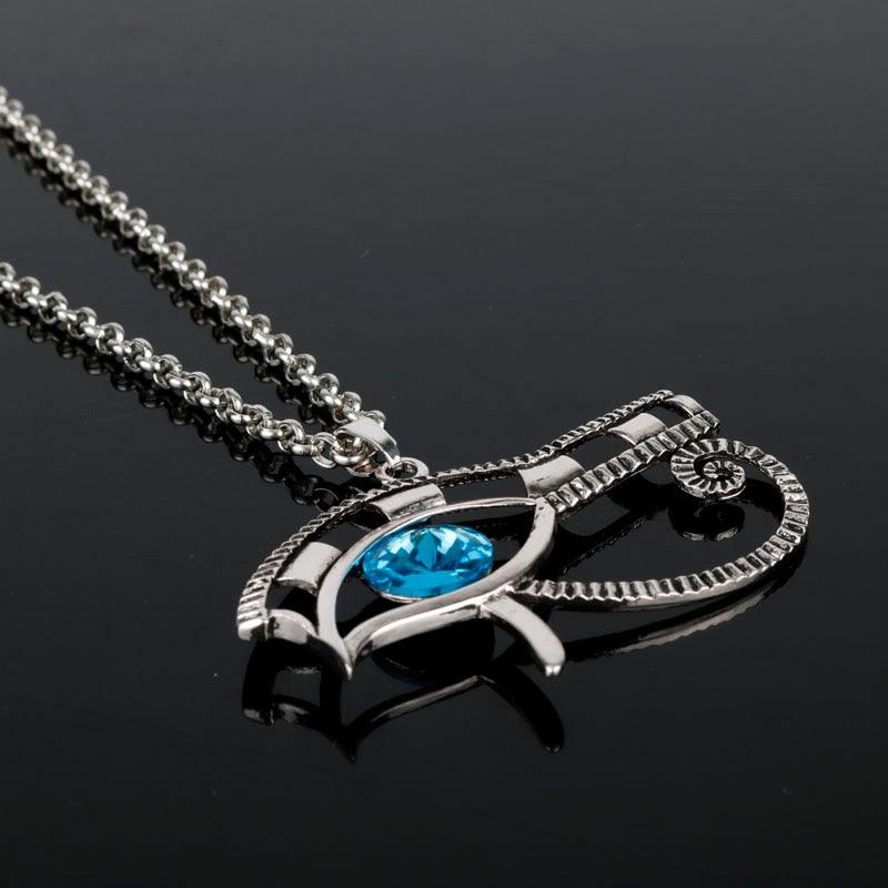 Collier talisman porte-bonheur égyptien Œil d'Horus