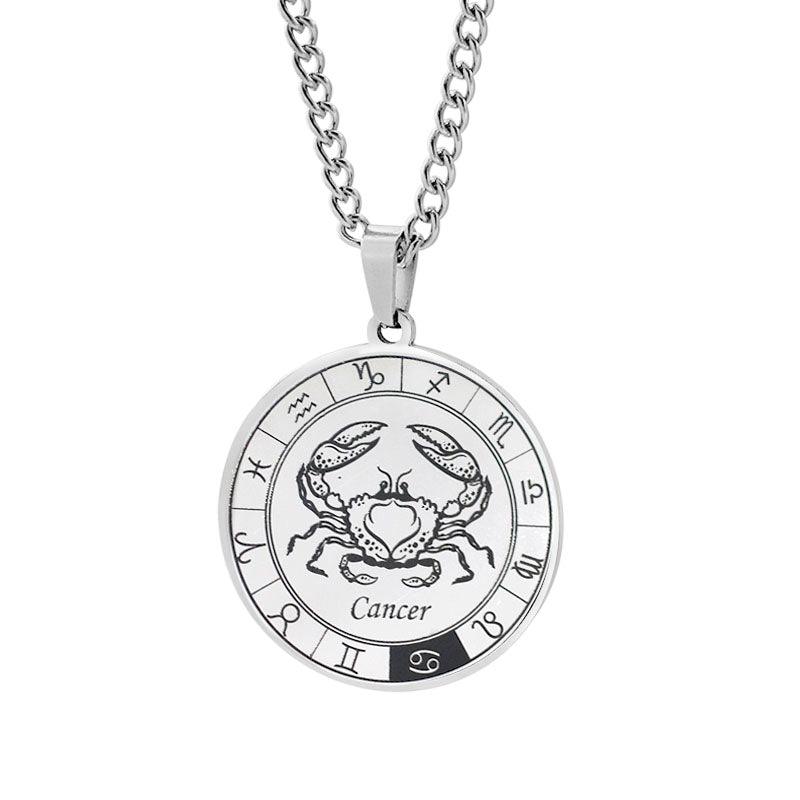 Collier Porte-bonheur Cancer signe du zodiaque astrologie