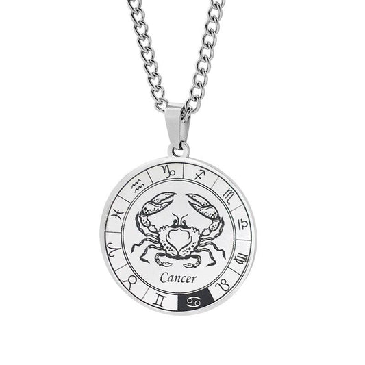 Collier Porte-bonheur Cancer signe du zodiaque astrologie