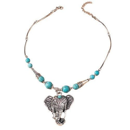 Collier porte-bonheur tibétain éléphant