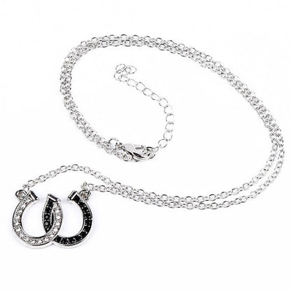 Collier porte-bonheur Fer à cheval chance