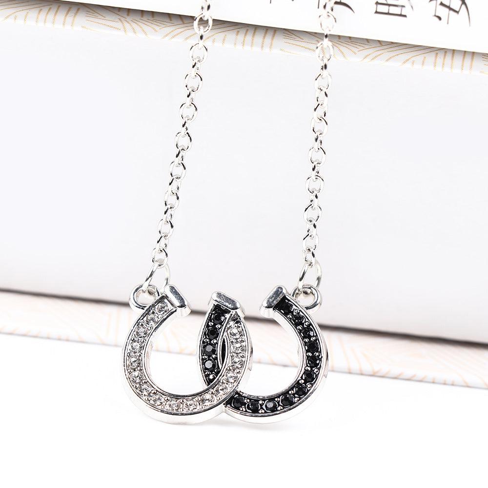 Pendentif porte-bonheur Fer à cheval chance