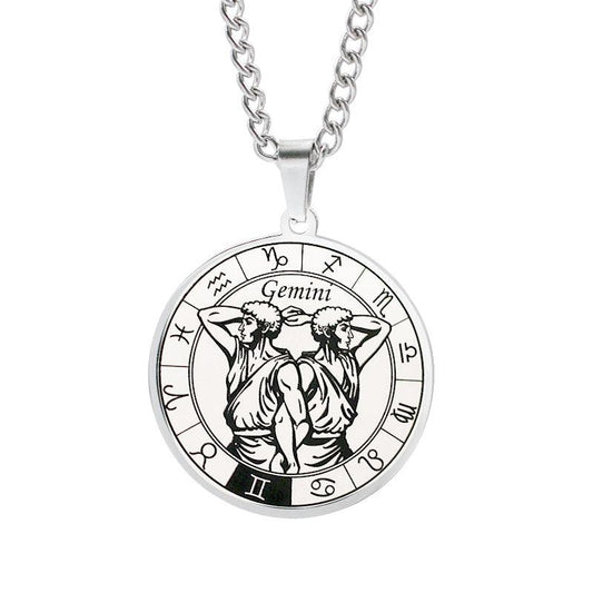 Collier porte-bonheur Gémeaux signe du zodiaque