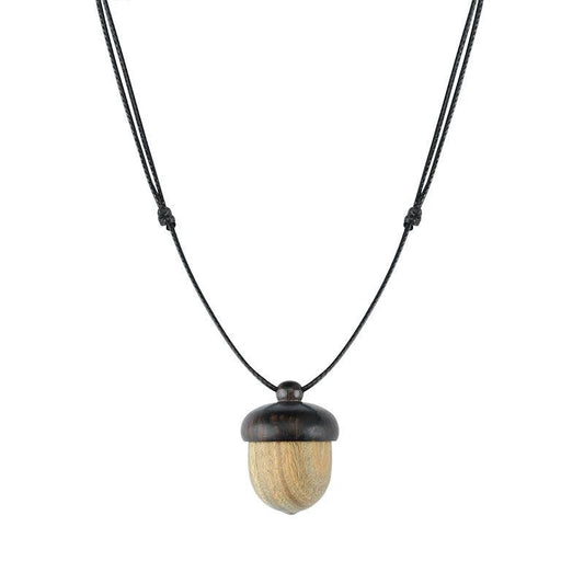 Collier porte-bonheur gland chêne