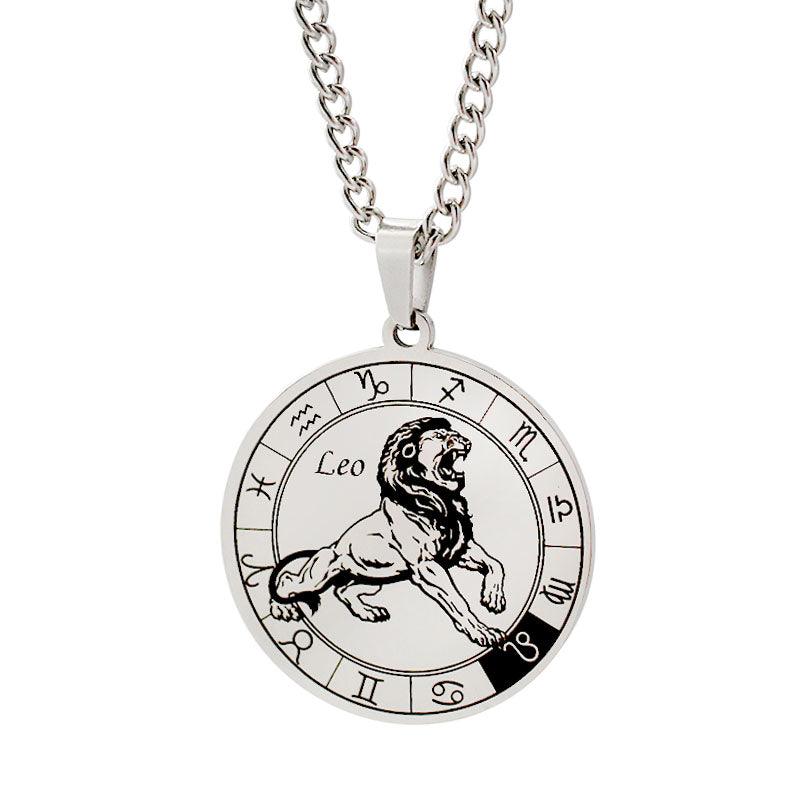 Collier porte-bonheur Lion signe du zodiaque