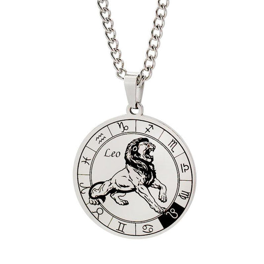 Collier porte-bonheur Lion signe du zodiaque