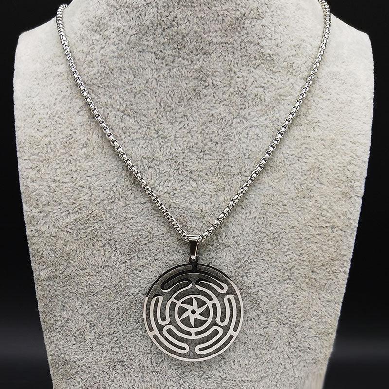 Pendentif porte-bonheur Roue d'Hécate