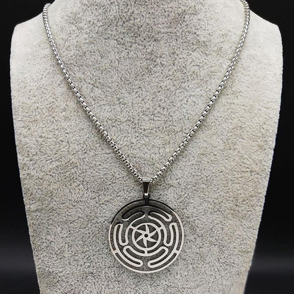 Pendentif porte-bonheur Roue d'Hécate