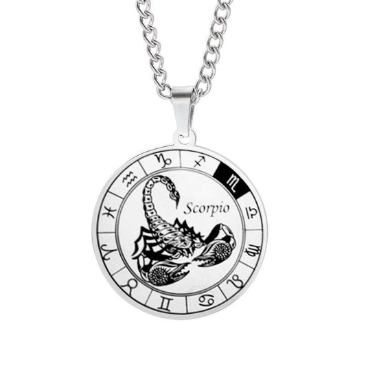 Collier Porte-bonheur Scorpion signe du zodiaque astrologie