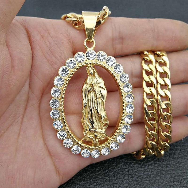Collier de protection divine Vierge Marie
