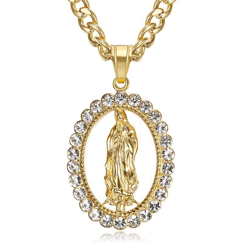 Collier porte-bonheur Vierge Marie